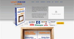 Desktop Screenshot of leadinsidethebox.com