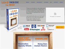 Tablet Screenshot of leadinsidethebox.com